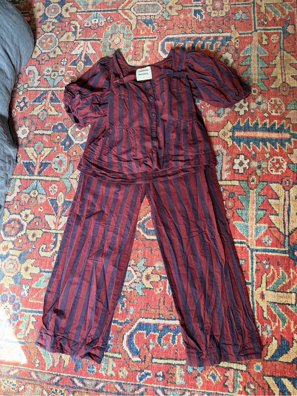 Damson Madder Striped Set